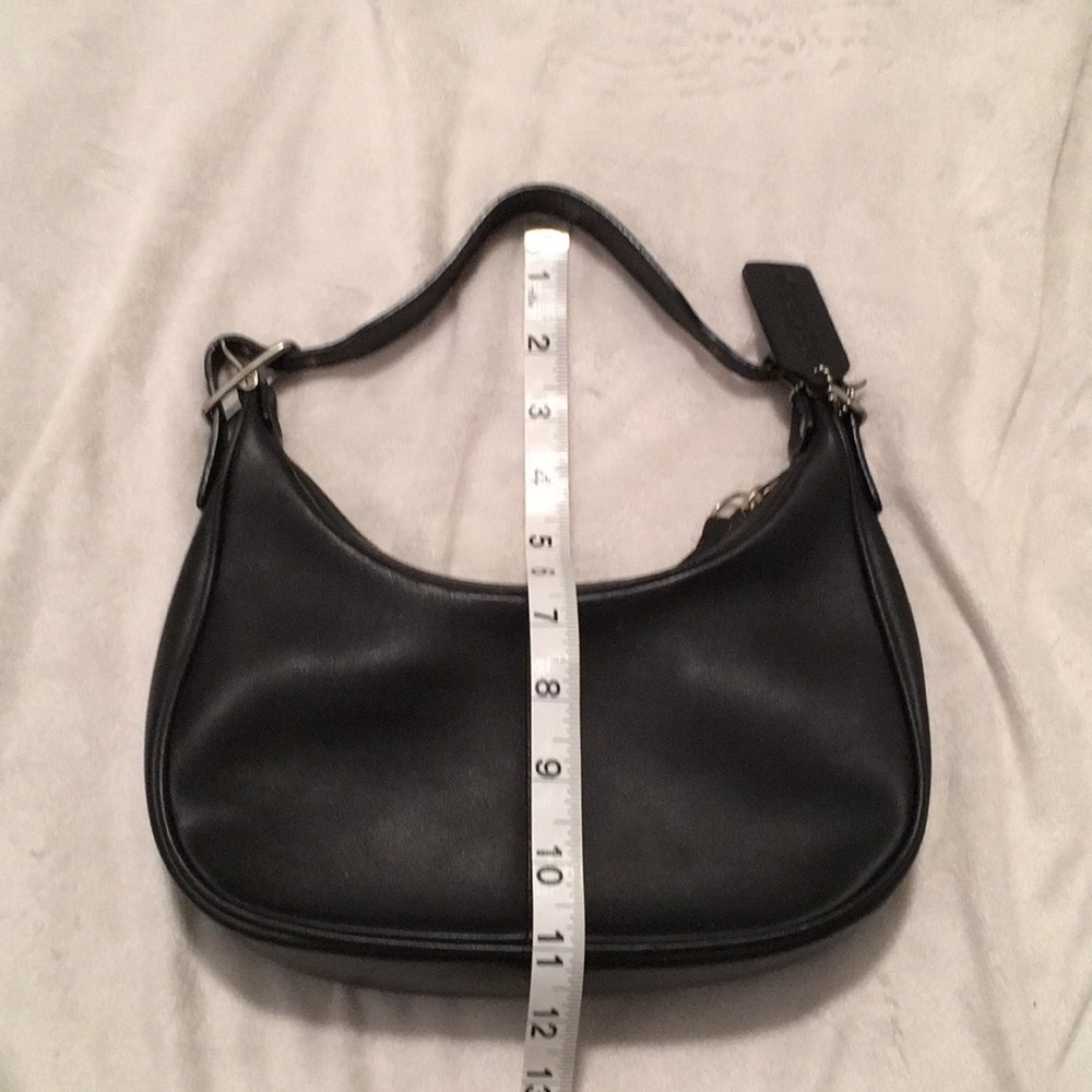Black Leather Coach Bag - Picture 4 of 5